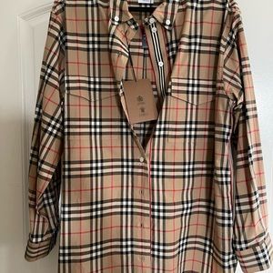 ❤️Burberry Oversized Shirt. Authentic Brand New